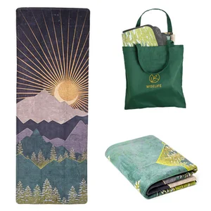Foldable Microfiber Yoga Mat - 1MM